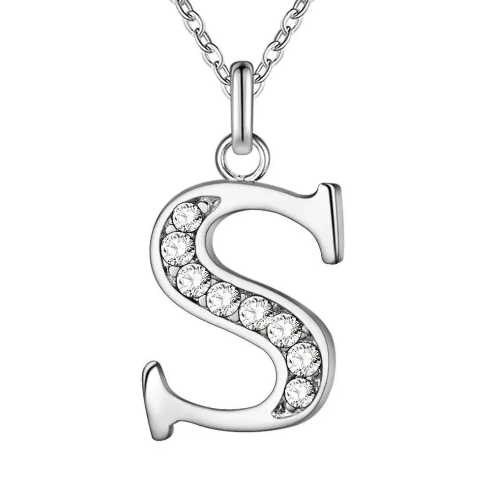 26-Letter Diamond Necklace for Women - Image 19