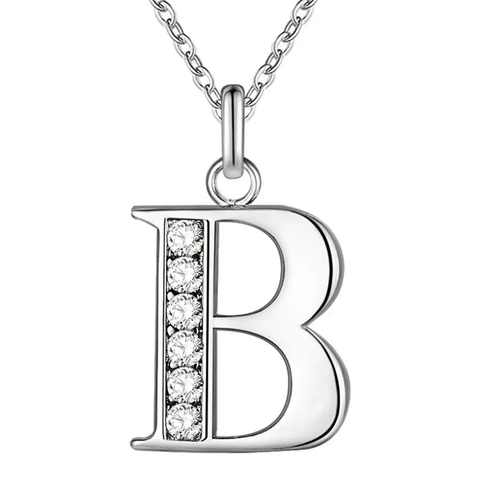 26-Letter Diamond Necklace for Women - Image 2