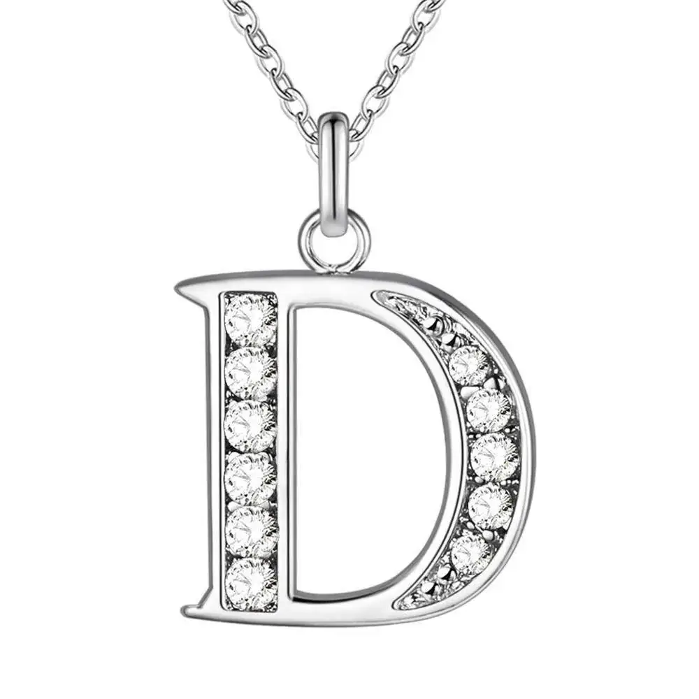 26-Letter Diamond Necklace for Women - Image 4
