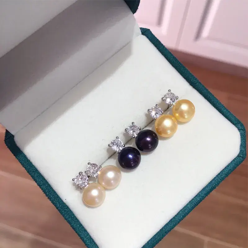 5Pc Pearl Earrings Set S925 Sterling Silver — feature 10