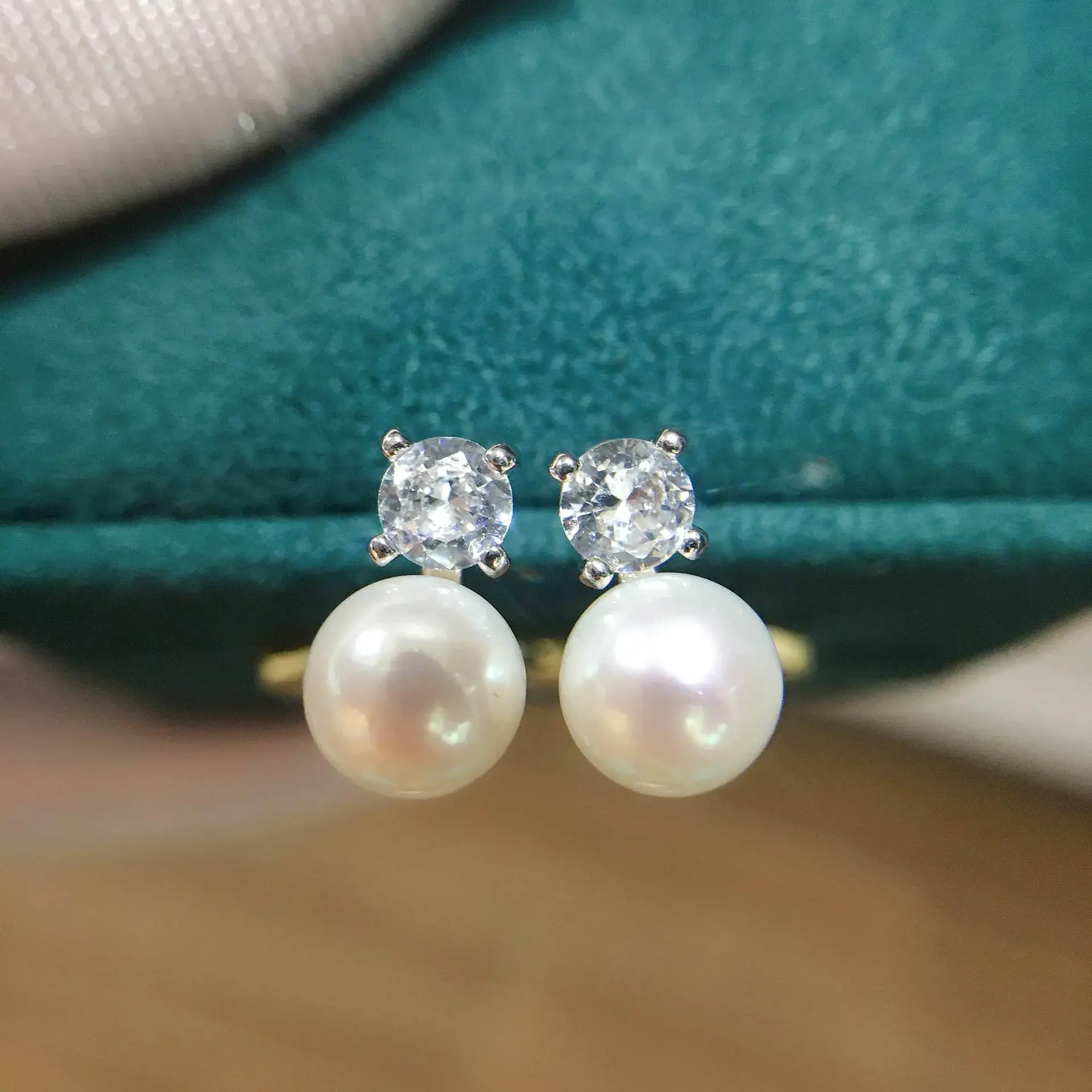 5Pc Pearl Earrings Set S925 Sterling Silver — feature 17