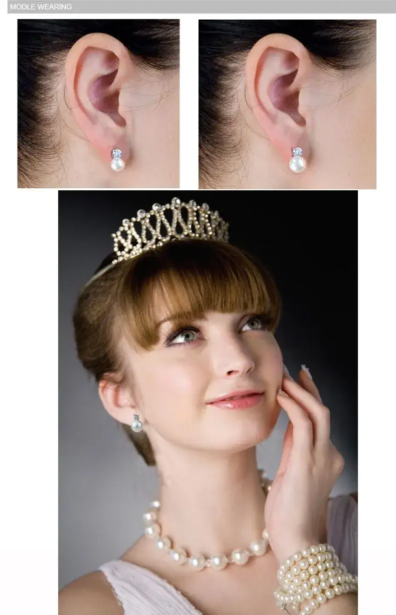 5Pc Pearl Earrings Set S925 Sterling Silver — feature 24