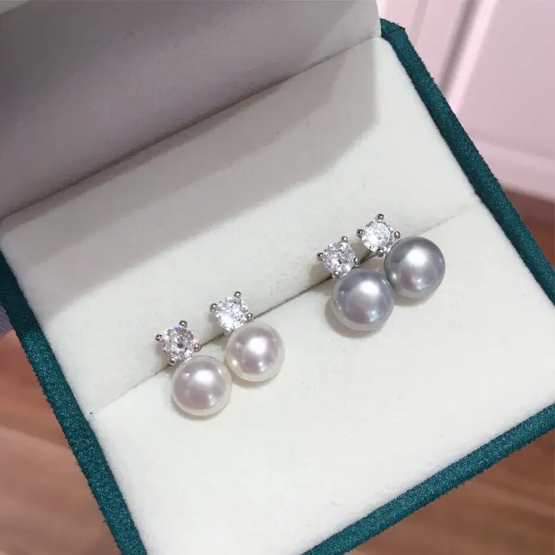 5Pc Pearl Earrings Set S925 Sterling Silver — feature 8