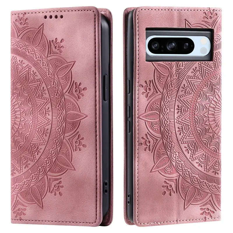 Google Pixel 10 Pro Sunflower Embossed Leather Case - Image 10
