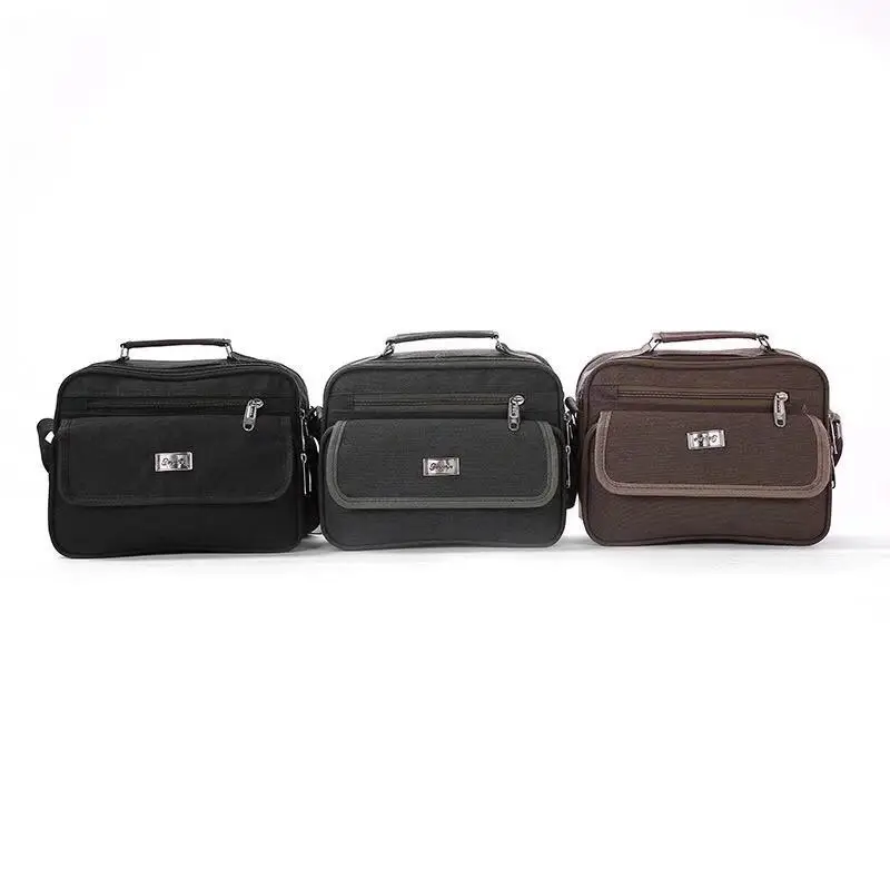 Women's Business Crossbody Bag Black Brown Brown