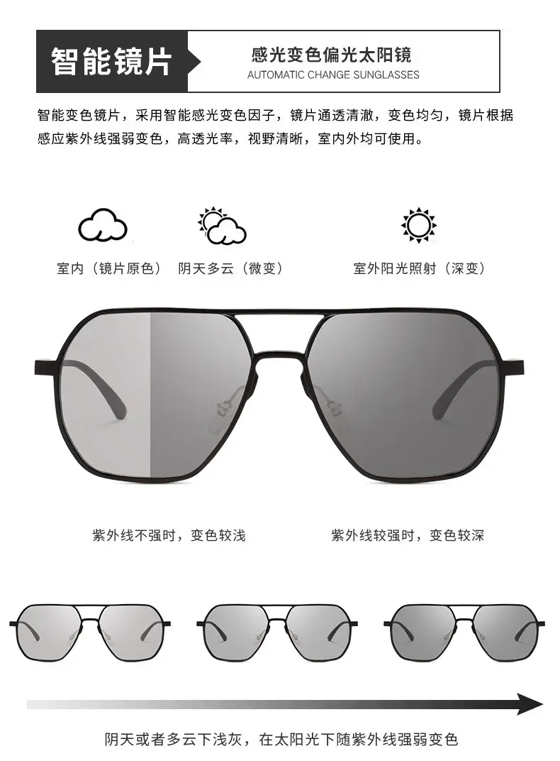 Aluminum Magnesium Sunglasses for Men Women Colorful Driving — feature 5