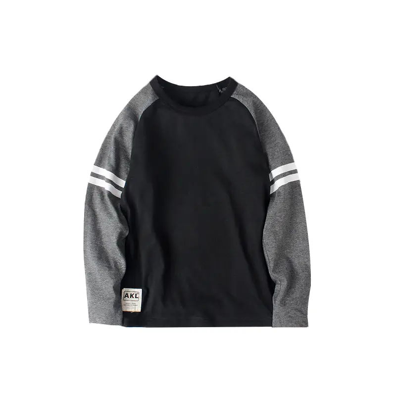 2026 Boys Long Sleeve T-Shirt Set Korean Style Red White Gray - Image 8