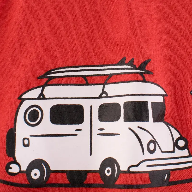 Red 27 Kids Short Sleeve T-Shirt 90 - Image 3