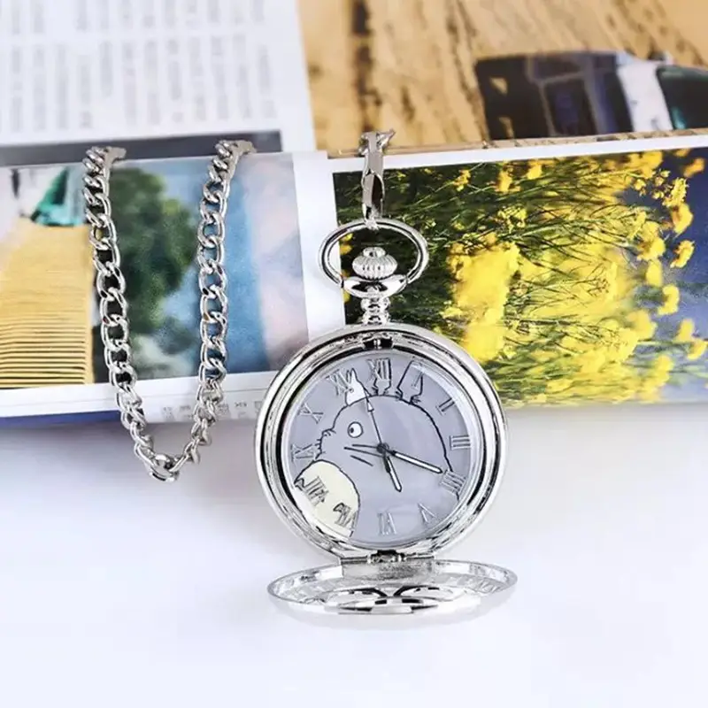 Silver Soul Grave Robbing Notes Cartoon Hanging Watch - Image 8
