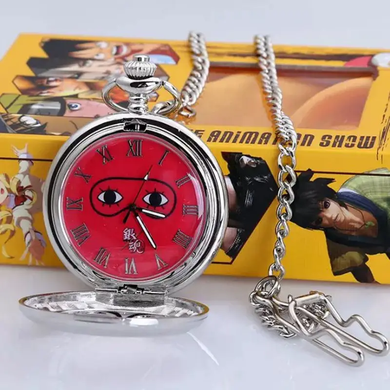 Silver Soul Grave Robbing Notes Cartoon Hanging Watch - Image 5