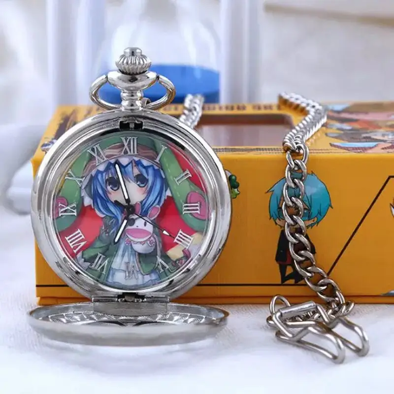 Silver Soul Grave Robbing Notes Cartoon Hanging Watch - Image 6