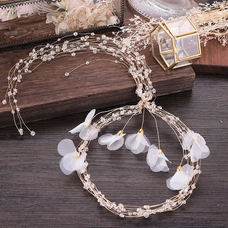 Tuan Ming Multi-Layer Pearl Hair Belt for Women - Image 3