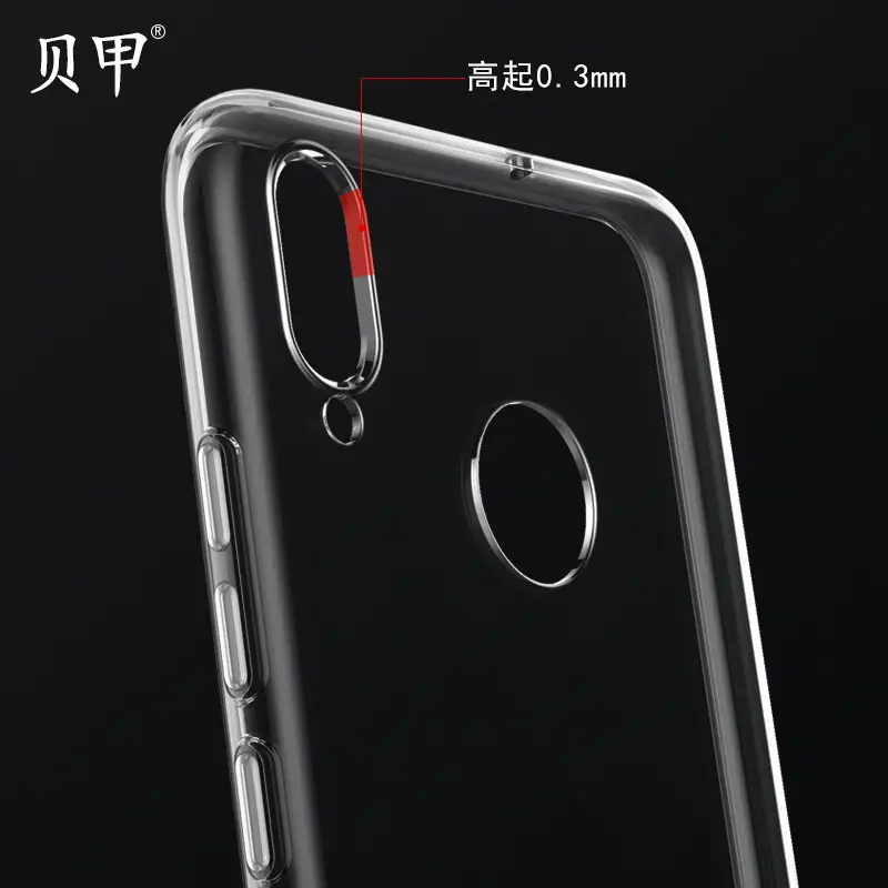 Transparent Tpu Leather Phone Case for Huawei Honor 9Xpro - Image 4