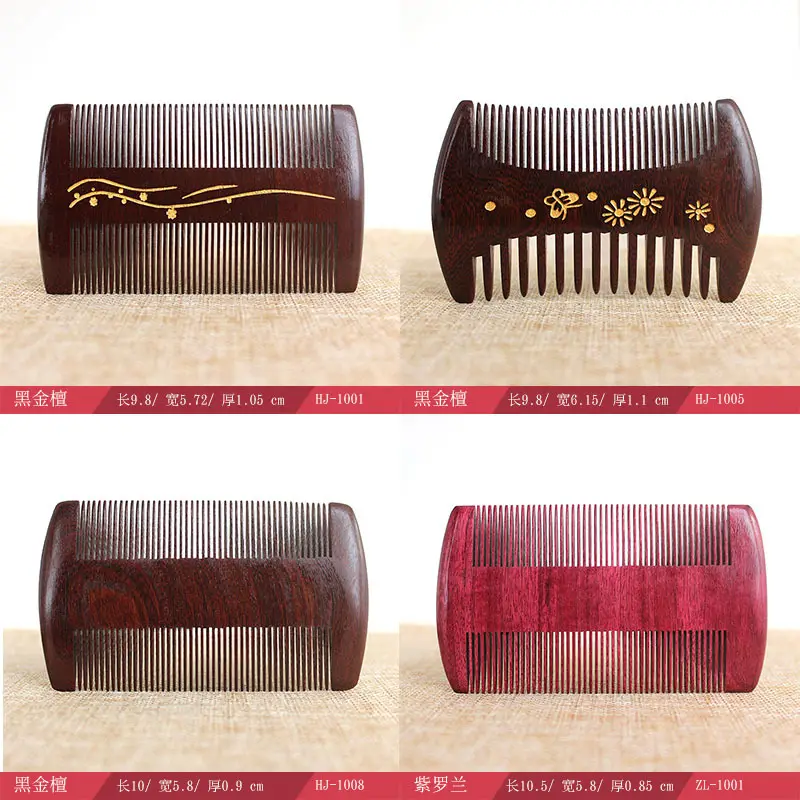 Wooden Beard Comb with Fine Teeth for Men - Image 12