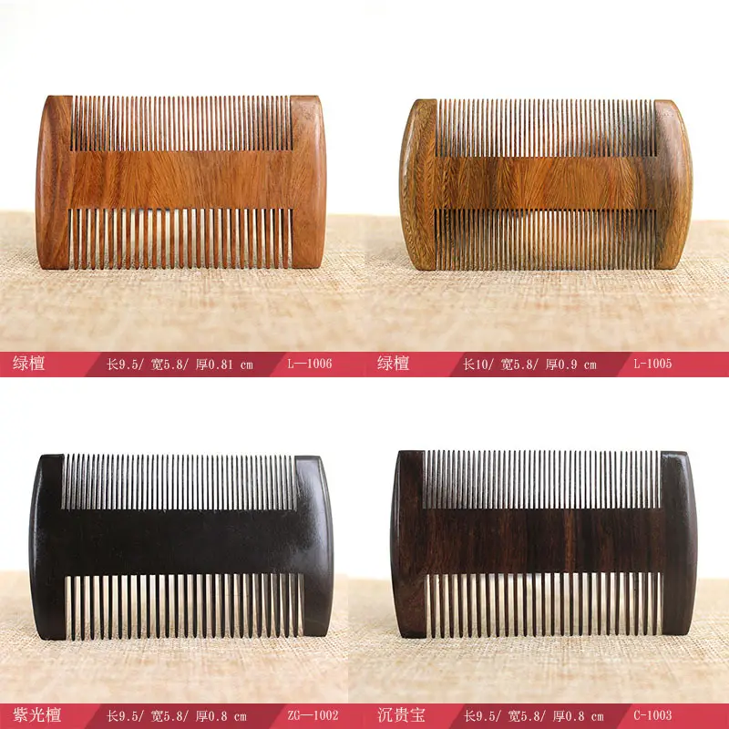 Wooden Beard Comb with Fine Teeth for Men - Image 13