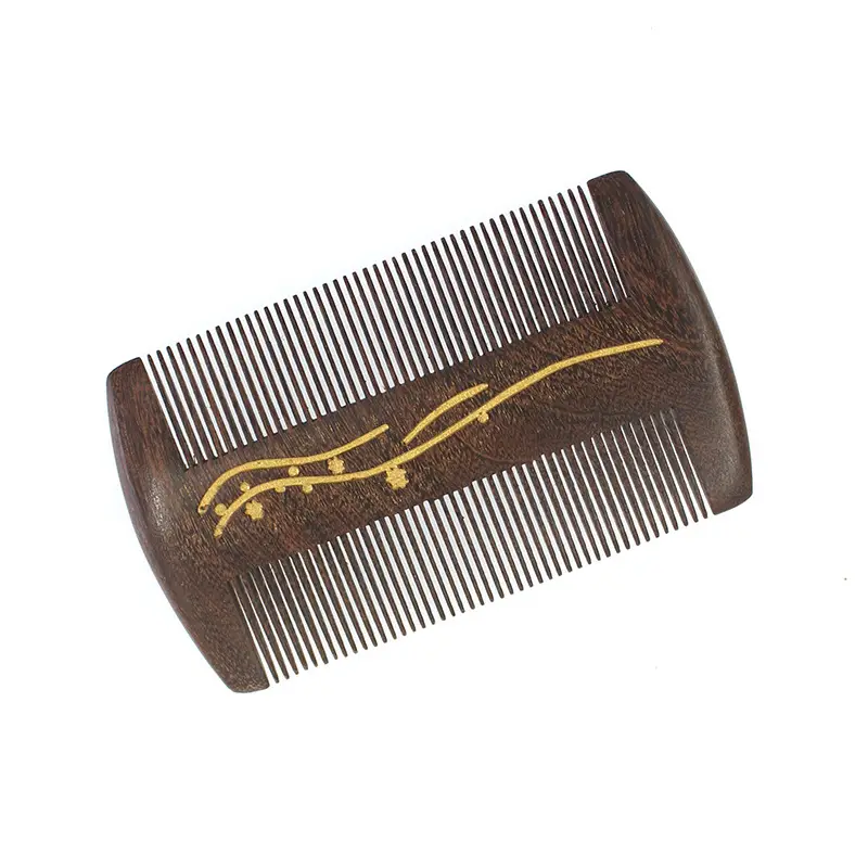 Wooden Beard Comb with Fine Teeth for Men - Image 15