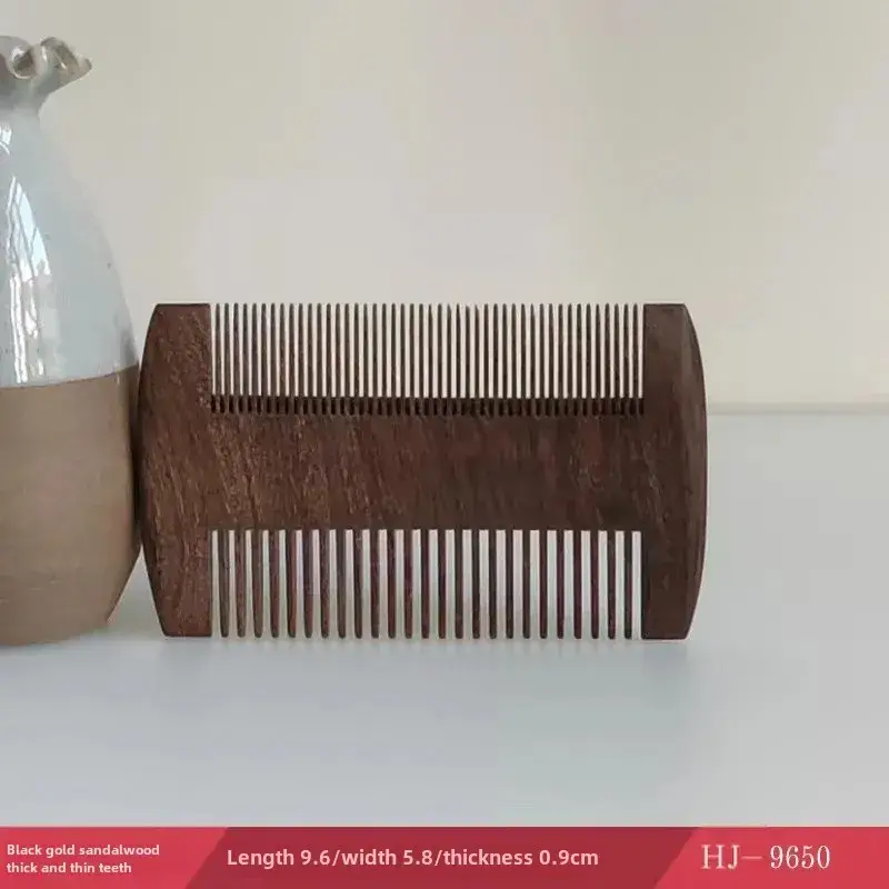 Wooden Beard Comb with Fine Teeth for Men - Image 3