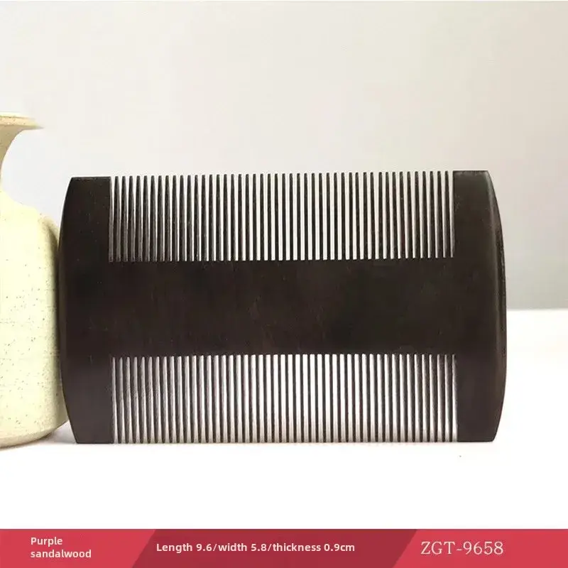 Wooden Beard Comb with Fine Teeth for Men - Image 9