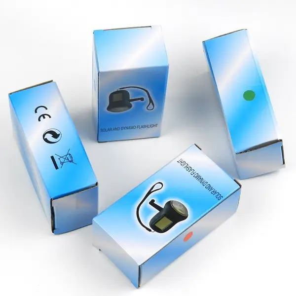 Multifunctional Solar Flashlight with LED Light & Rechargeable Battery - Image 2
