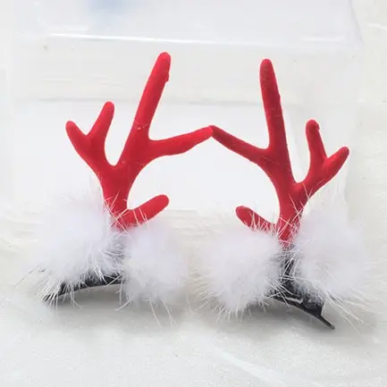 Japanese Mori Girl's Fresh Hairpin Christmas Jewelry Small Antler Fur Clip - Image 22