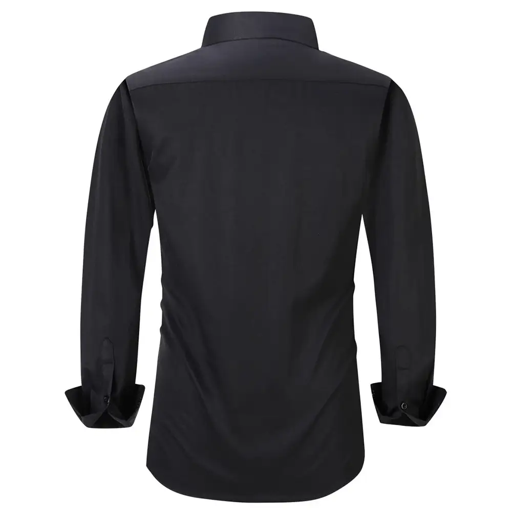 Men's Light Blue Classic Button Shirt Large - Image 17