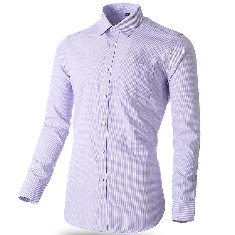 Men's Light Blue Classic Button Shirt Large - Image 13