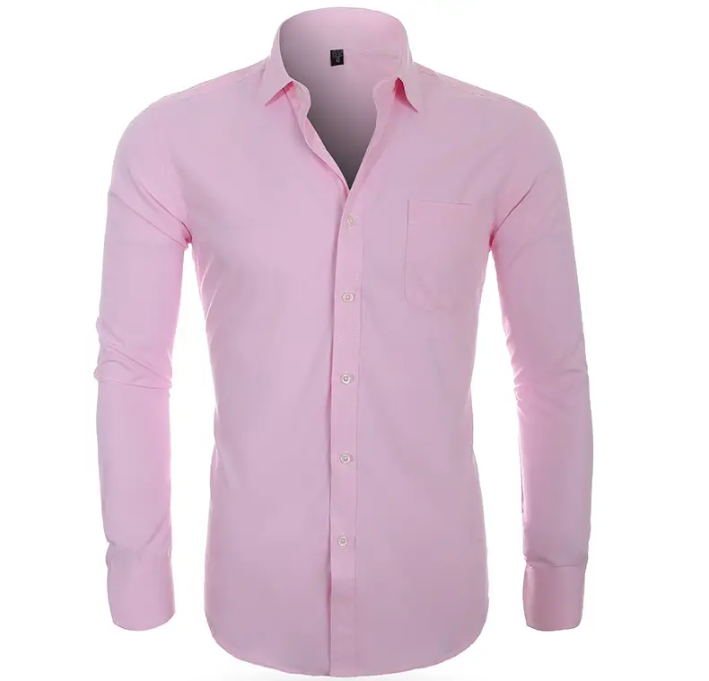 Men's Light Blue Classic Button Shirt Large - Image 3