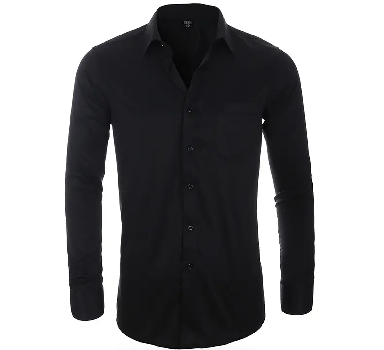 Men's Light Blue Classic Button Shirt Large - Image 4
