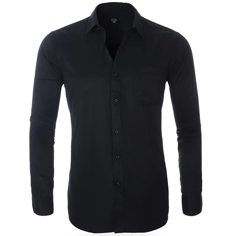 Men's Light Blue Classic Button Shirt Large - Image 8