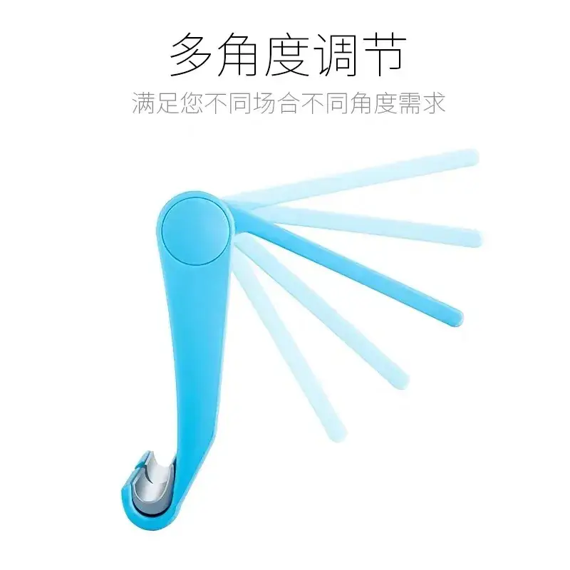 Blue Rotating Tablet Stand for Multi-Angle Viewing