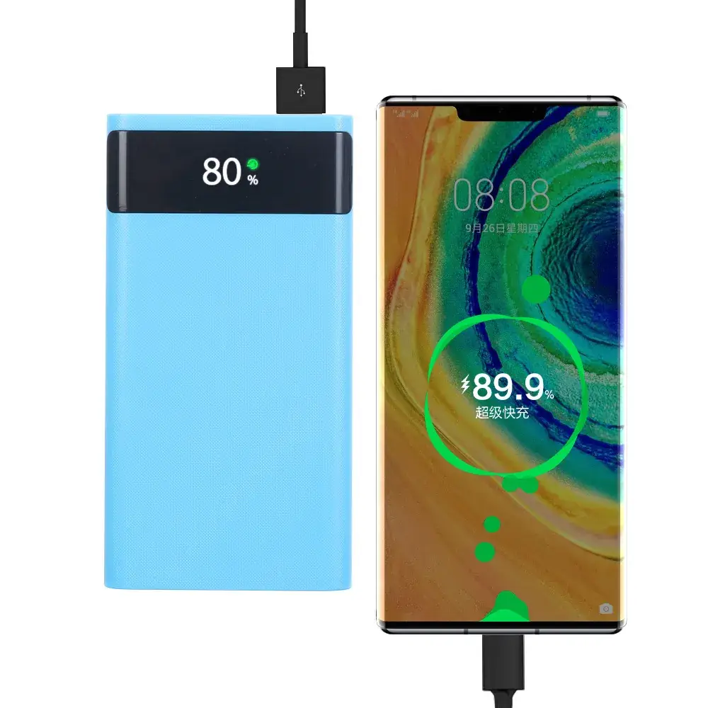 DIY 6-Cell Power Bank Kit Blue Welding-Free - Image 13