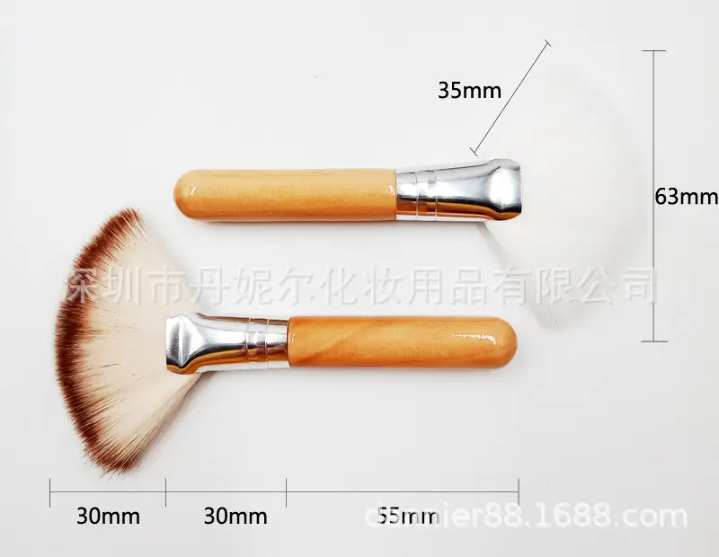 Log Style Large Fan Brush Powder Makeup Brush — feature 7