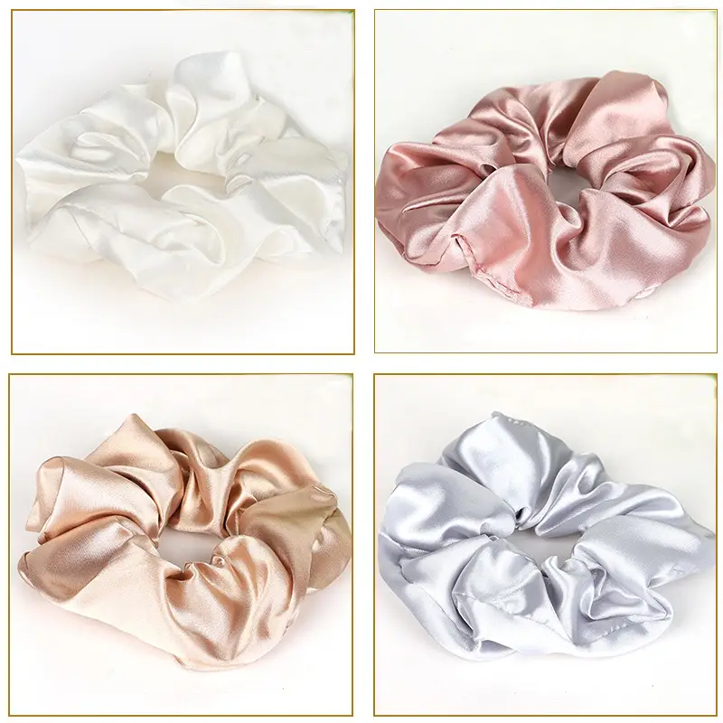 Korean Satin Hair Bows Solid Colors - Image 11