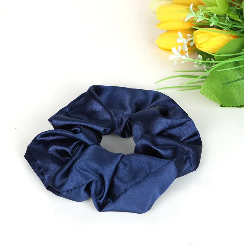 Korean Satin Hair Bows Solid Colors - Image 3