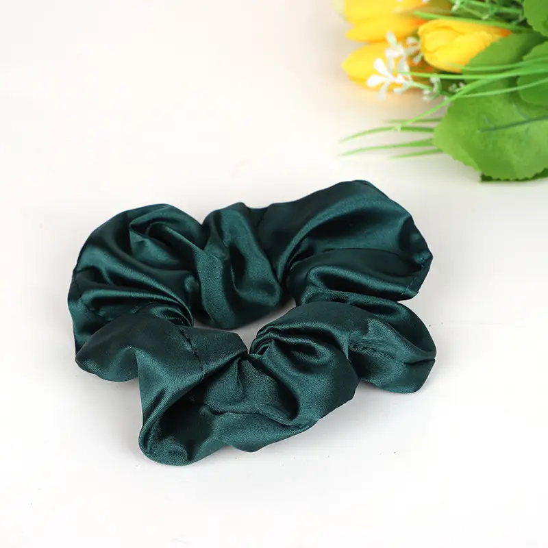 Korean Satin Hair Bows Solid Colors - Image 4