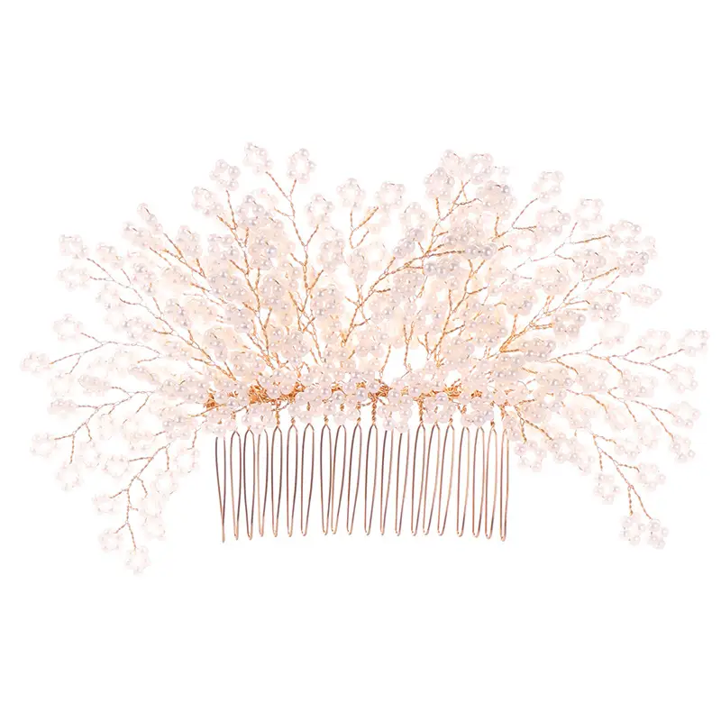 Tuan Ming Pearl Hair Comb for Weddings - Image 6