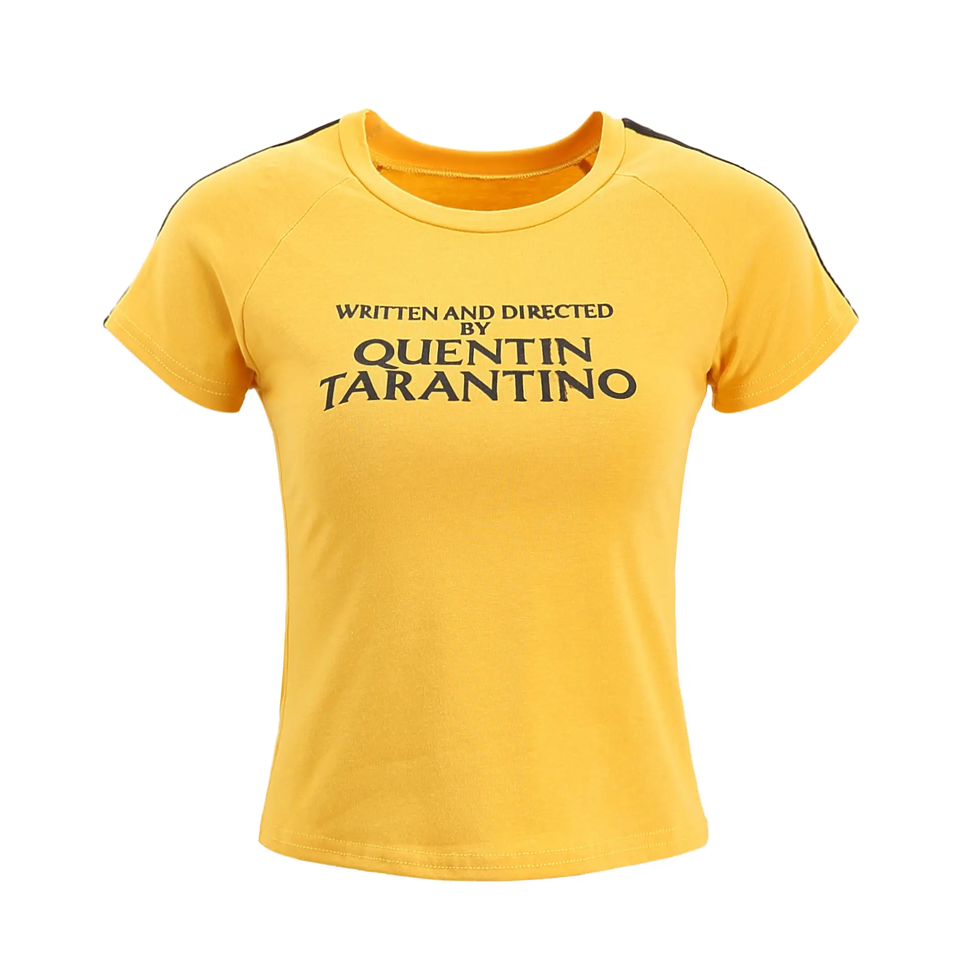 Women's White Letter Print T-Shirt 2018 Spring Summer