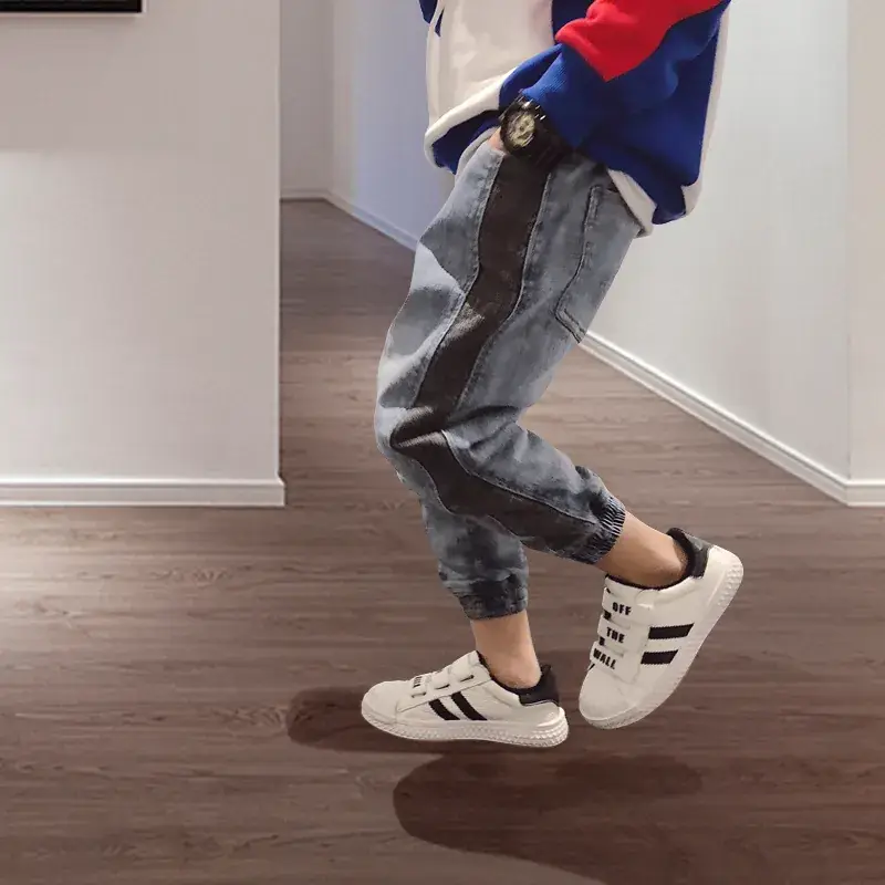 Boys Jeans 2025 Spring Long Pants Stretch Casual Korean Style - Image 3