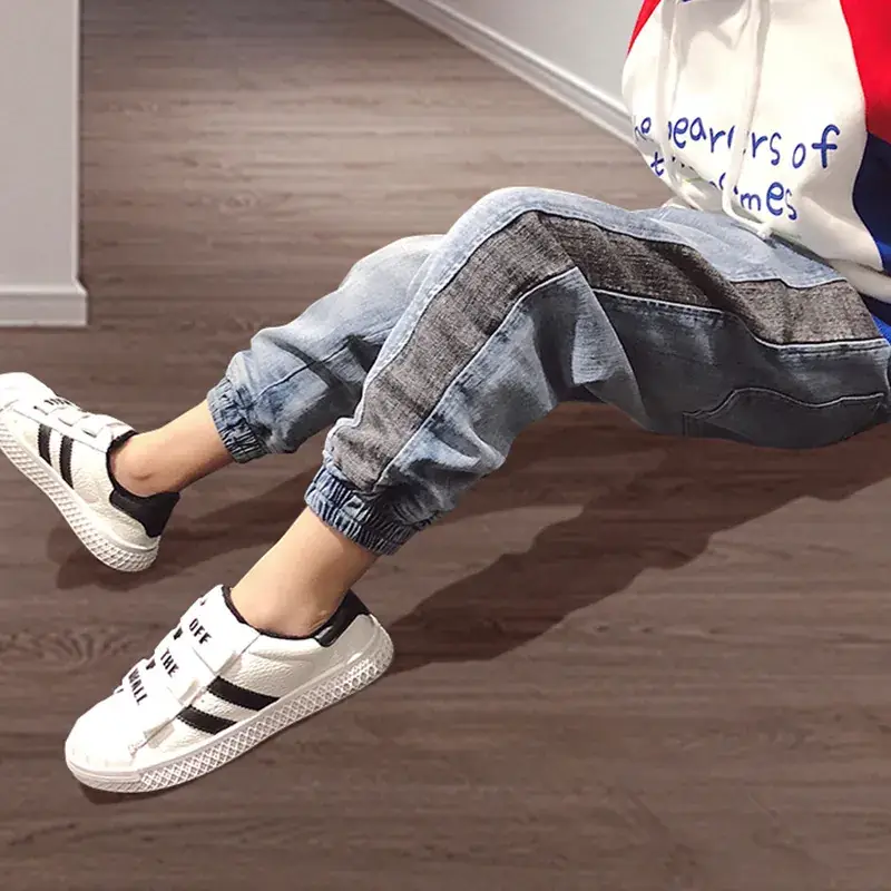 Boys Jeans 2025 Spring Long Pants Stretch Casual Korean Style - Image 4