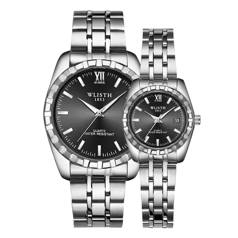 Men's Titanium Watch with Gold & Silver Band - Image 16