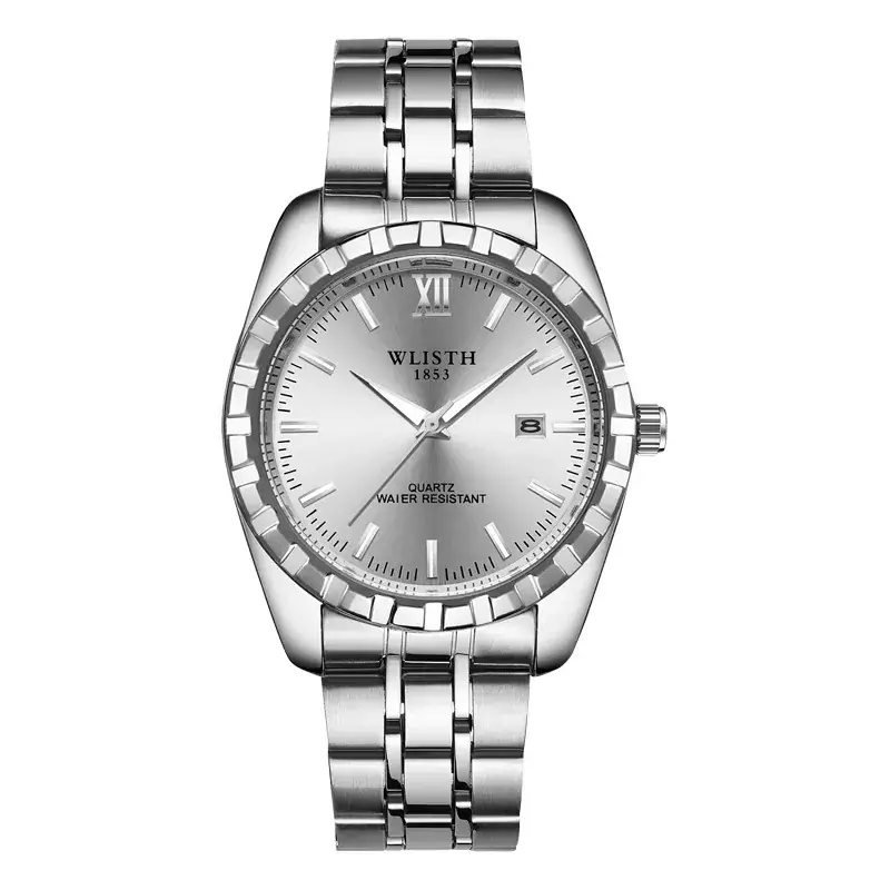 Men's Titanium Watch with Gold & Silver Band - Image 10
