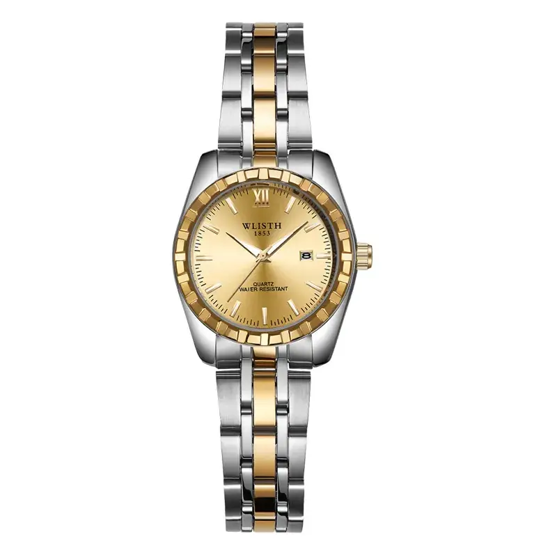 Men's Titanium Watch with Gold & Silver Band - Image 3