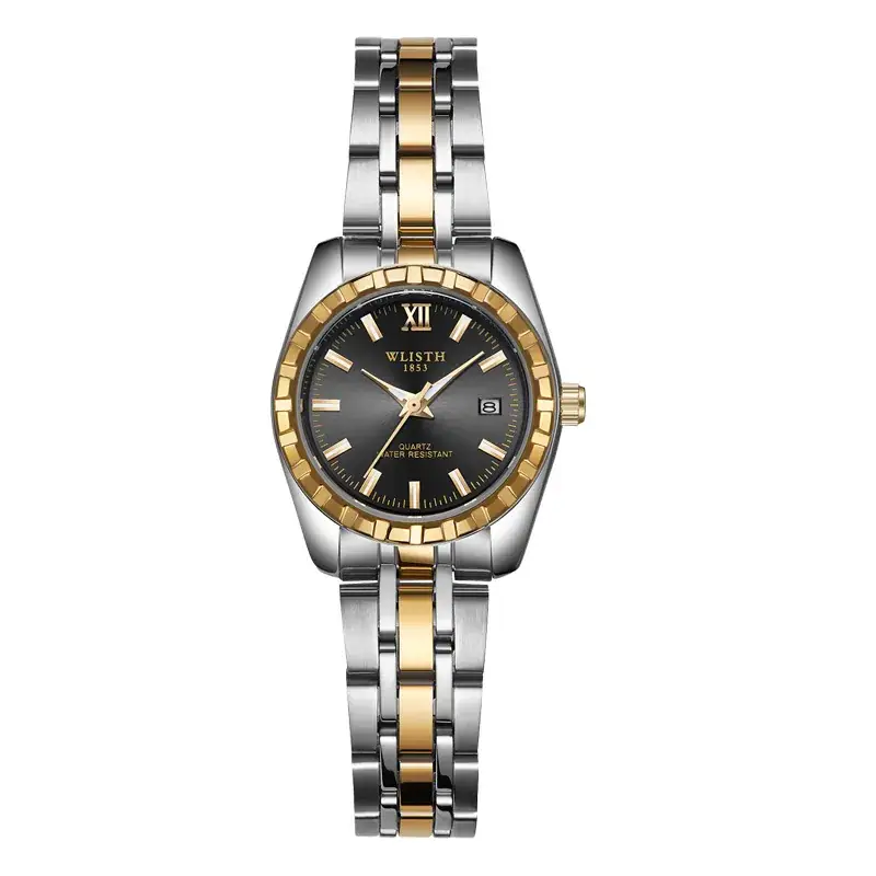 Men's Titanium Watch with Gold & Silver Band - Image 5