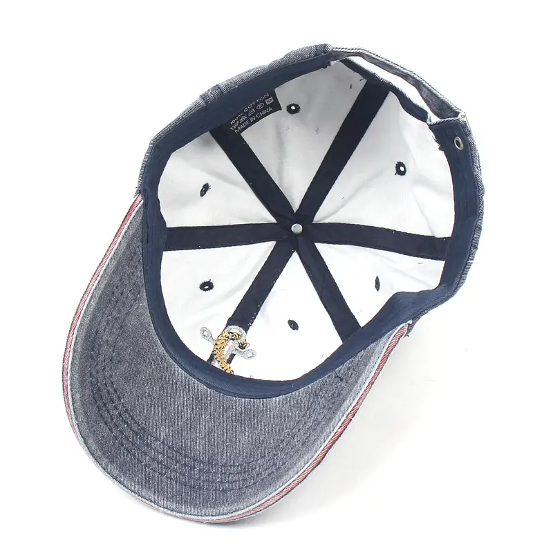 Women Gray Embroidered Anchor Cap Casual Wear - Image 9