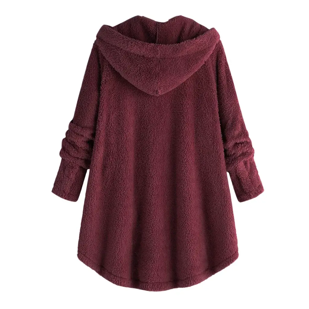 Women Leopard Print Hooded Jacket Winter Coat — feature 8