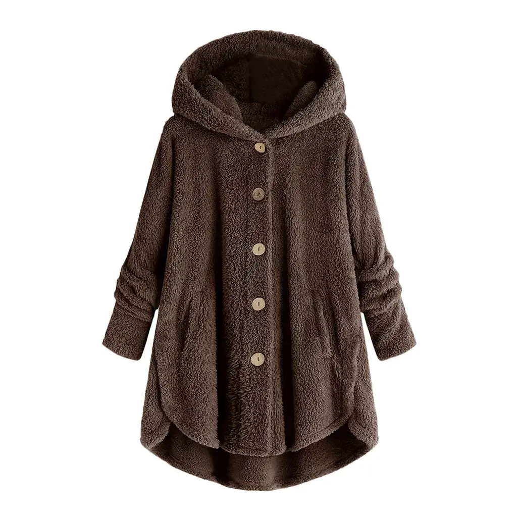 Women Leopard Print Hooded Jacket Winter Coat — feature 9