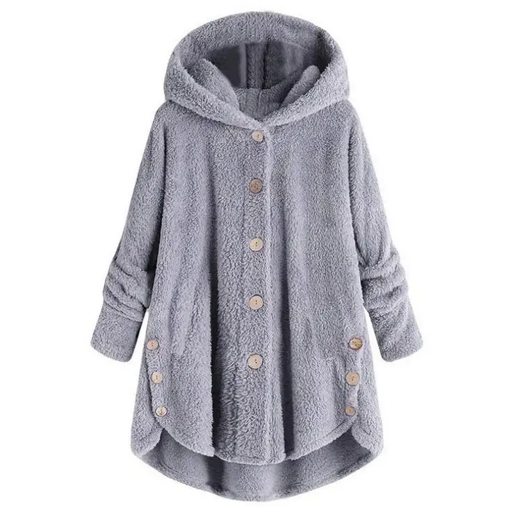 Women Leopard Print Hooded Jacket Winter Coat - Image 3
