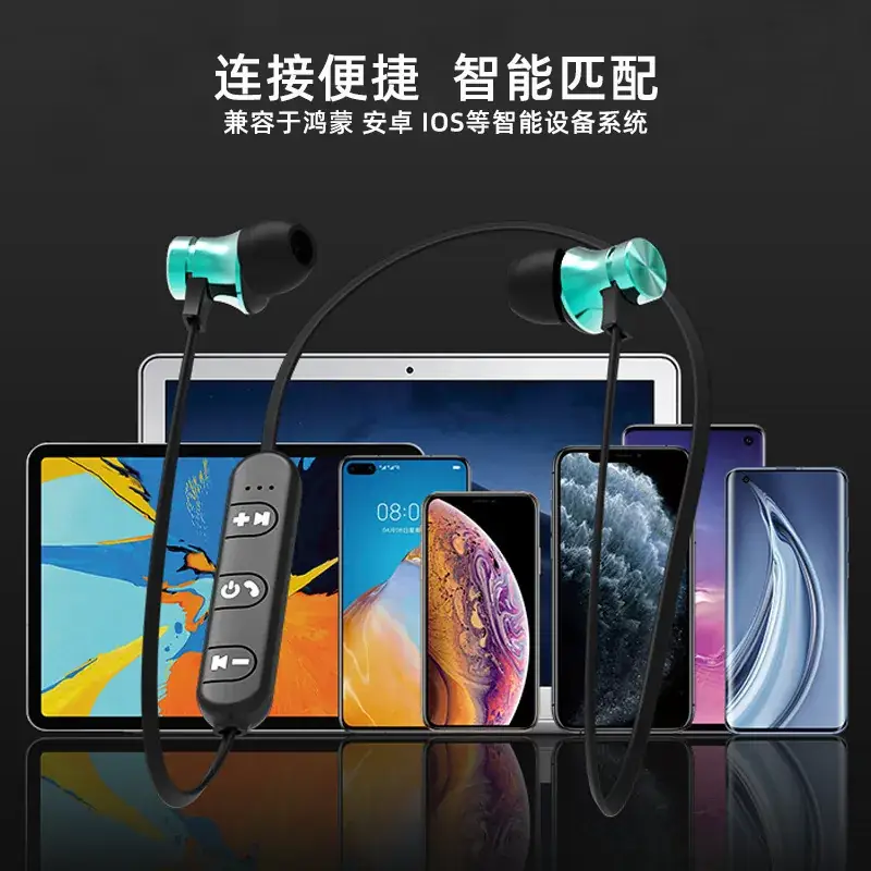 Cross-Border Sports Bluetooth Earphones Xt11S Neck-Hanging In-Ear Running Call Wireless Earbuds Source Factory - Image 8