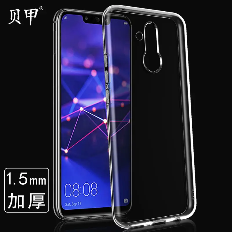Transparent TPU Mate30 Pro Case 1.5mm Thick Drop Resistant - Image 2