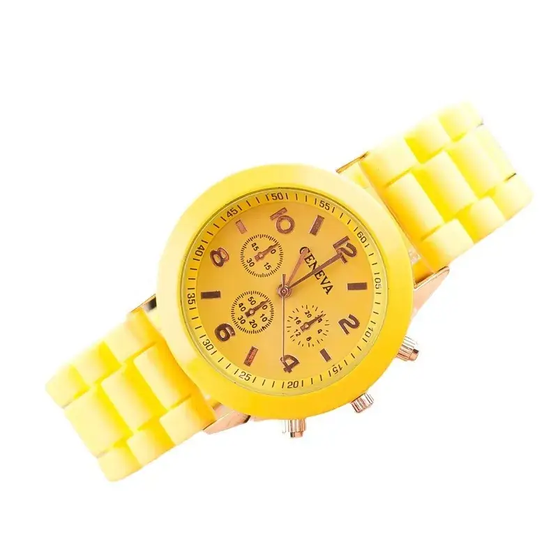 Pink Silicone Kids Watch with Quartz Movement - Image 17